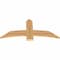 Ekena Millwork Bellingham Timber Gable Bracket, Western Red Cedar, 48"W x 22"H x 1 1/2"D x 5 1/2"F, 11/12 Pitch GBW048X22X0206BEL00SWR - alternate 5